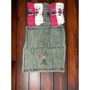 Set of 6 Christmas Towels